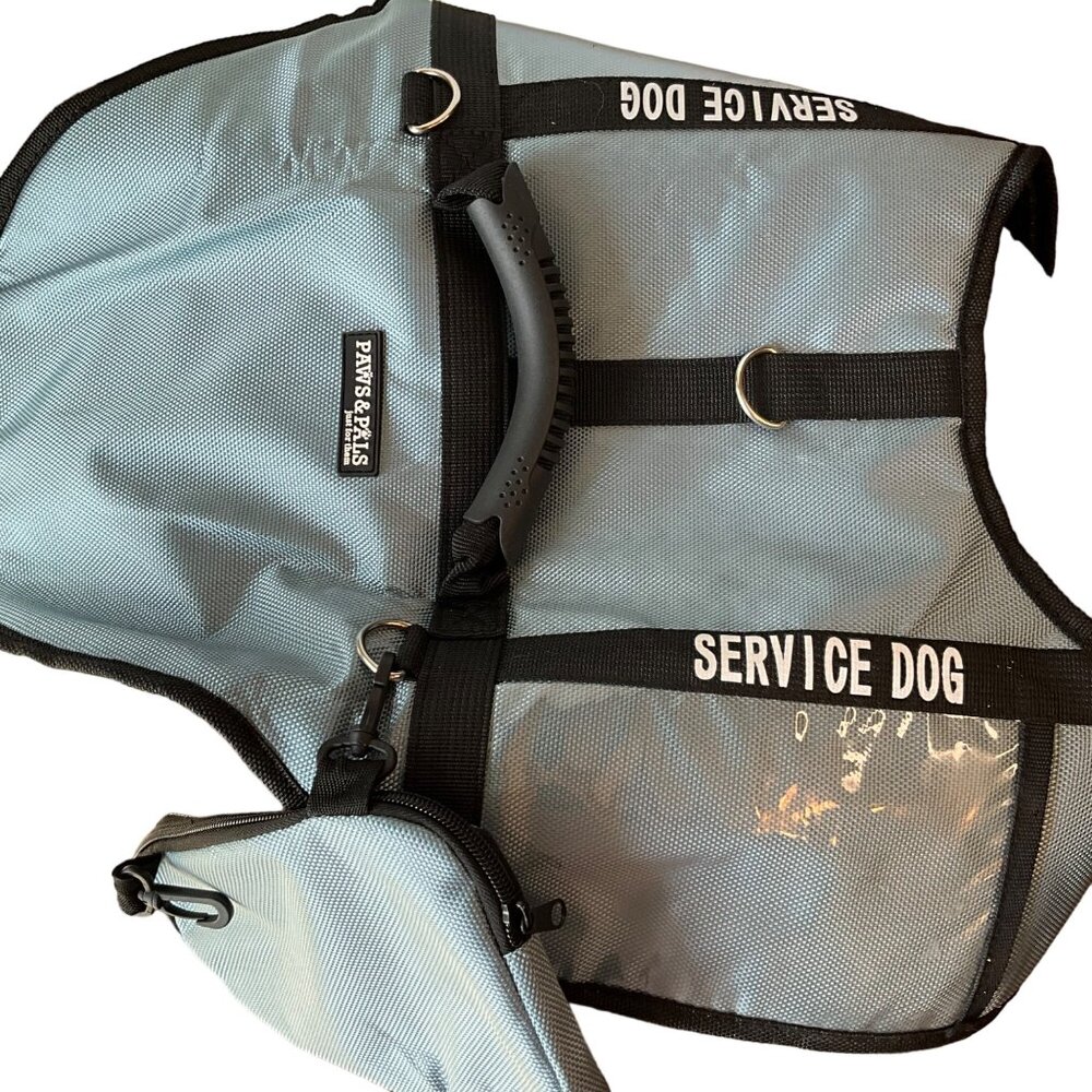 Paws & Pals Service Dog Jacket Smoky Blue